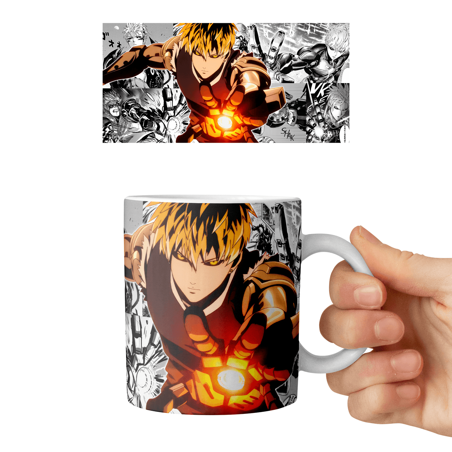 Taza 11 oz Genos - D5 (One Punch Man)