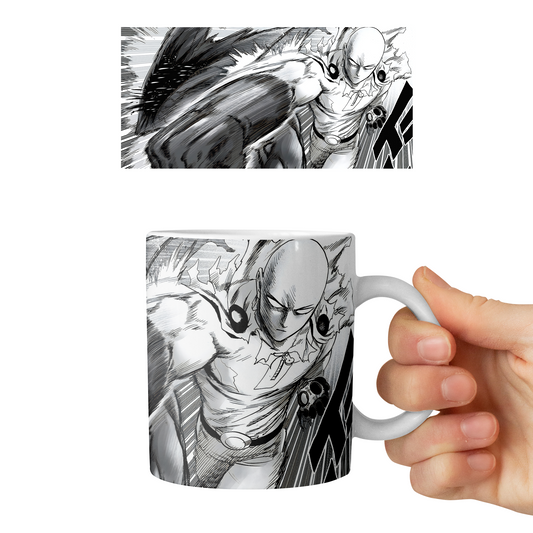 Taza 11 oz Saitama - D2 (One Punch Man)