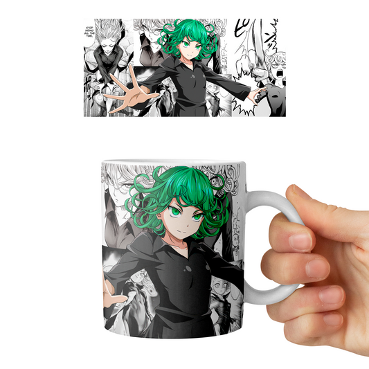 Taza 11 oz Tatsumaki - D3 (One Punch Man)