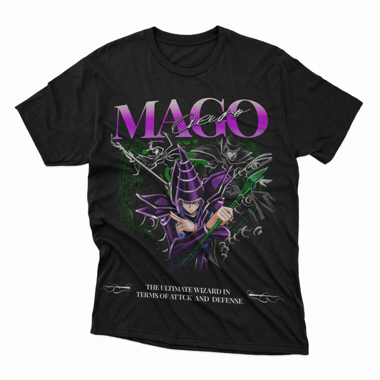 Playera Mago Oscuro  - YuGi Oh! (Corte Overzise y Corte Regular) D04