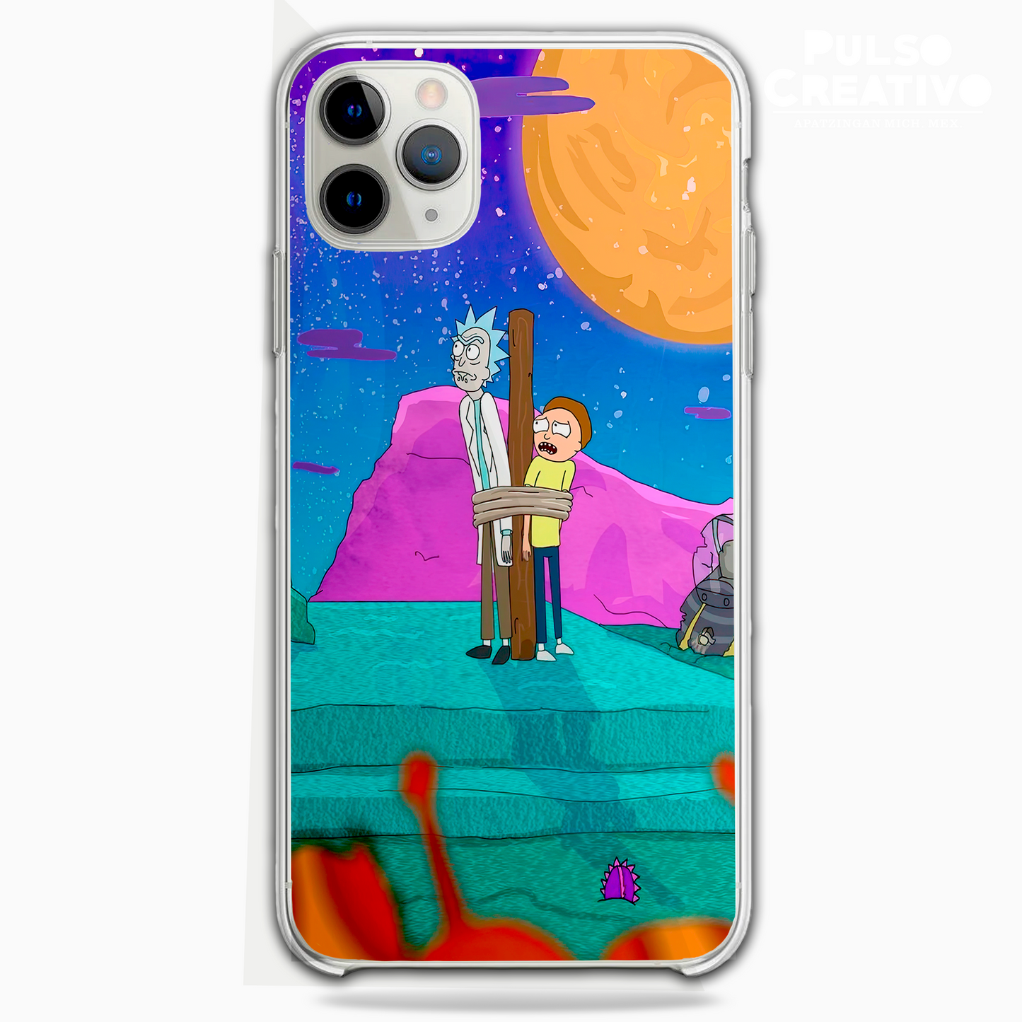 Funda Rick y Morty