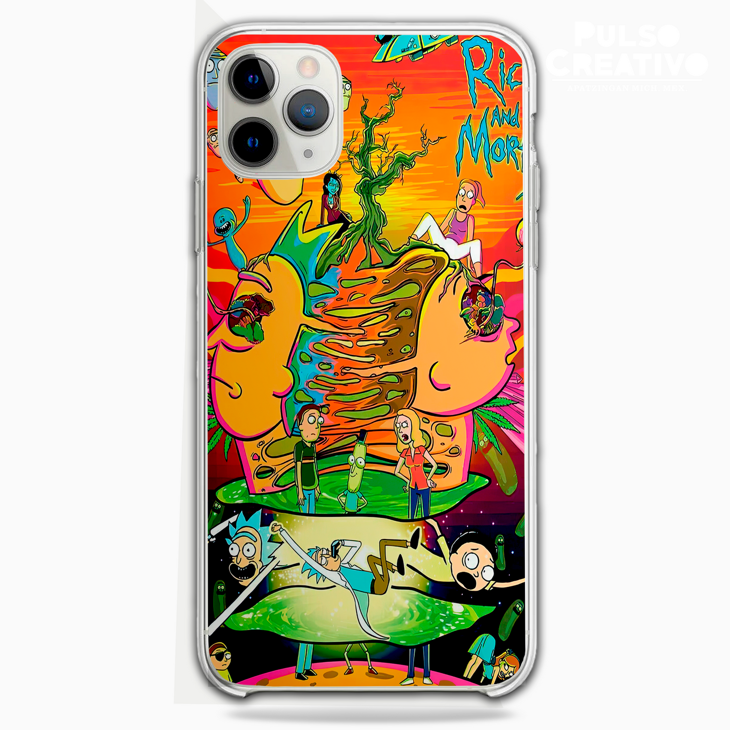 Funda Rick y Morty