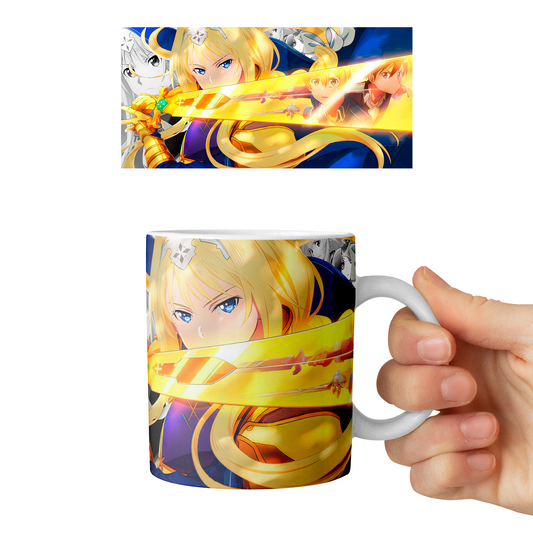 Taza 11 oz Alice - D6 (Sword Art Online)