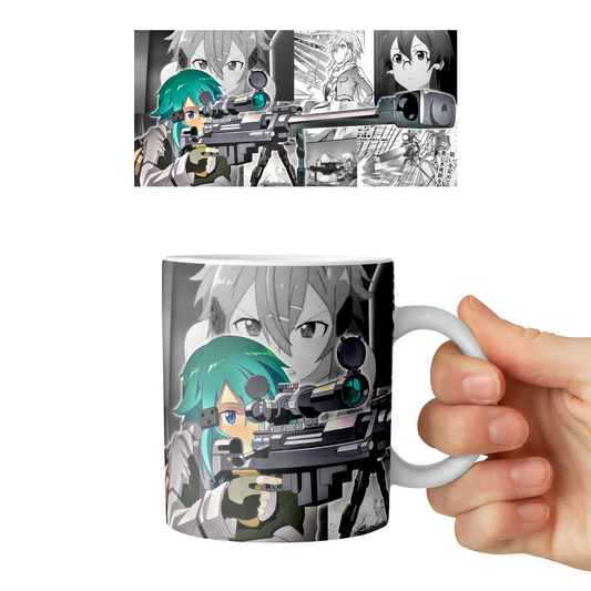 Taza 11 oz Sinon - D1 (Sword Art Online)