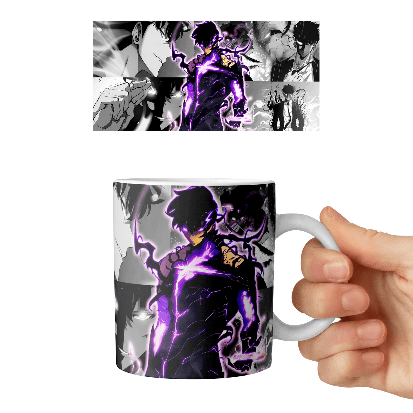 Taza 11 oz Sung Jin Woo (Solo Leveling)