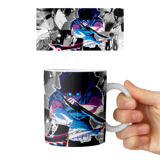 Taza 11 oz Sung Jin Woo - D3 (Solo Leveling)