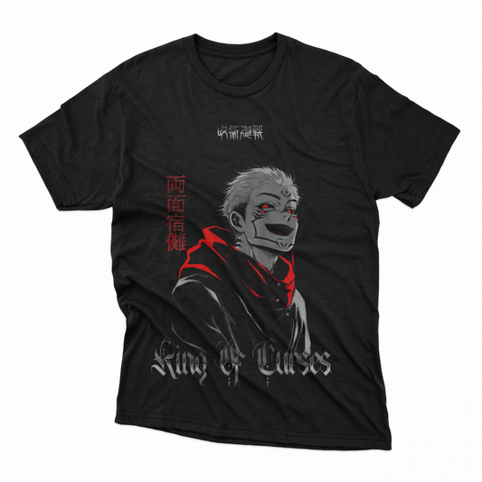 Playera Sukuna - D1 (Corte Overzise y Corte Regula)