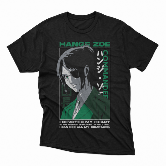 Playera Hange Zoe - D1 (Corte Overzise y Corte Regular)