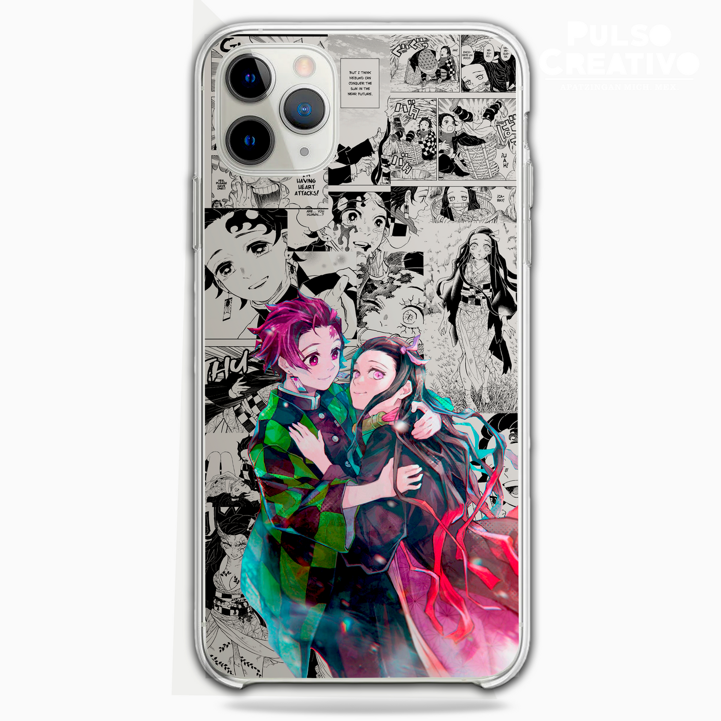 Funda Tanjiro y Nezuko hug