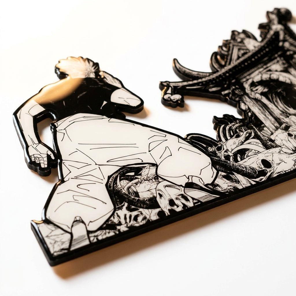 Art Wall Figura Decorativa - Gojo vs Sukuna - Kiracases by Pulso creativo