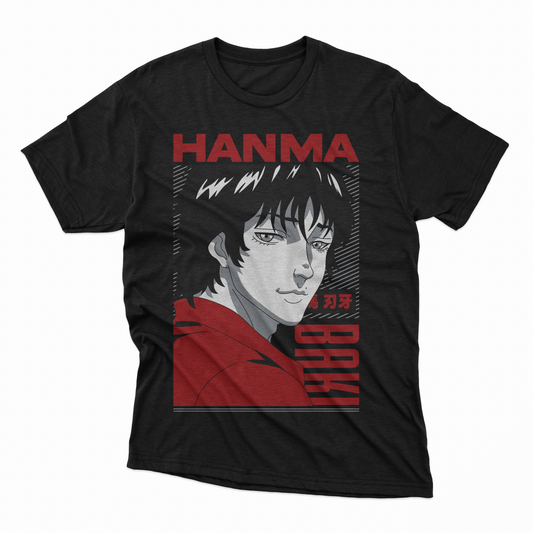 Playera Baki Hanma - D3 (Corte Overzise y Corte Regular)