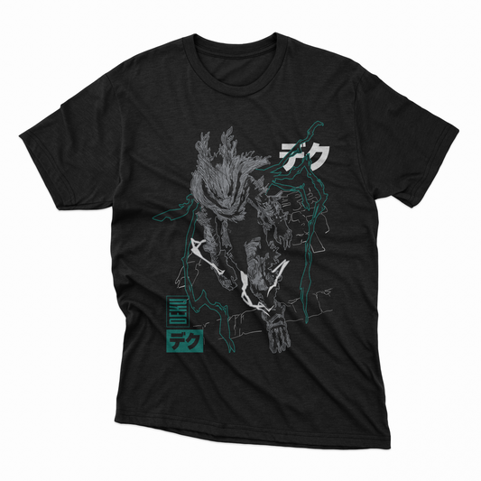 Playera Deku - D4 (Corte Overzise y Corte Regular)