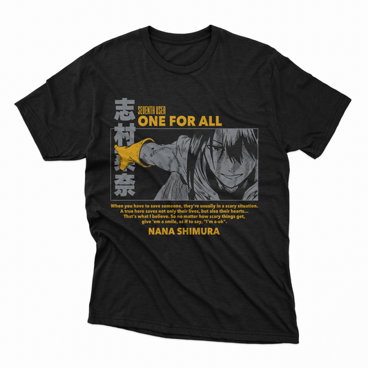 Playera Nana Shimura - D1 (Corte Overzise y Corte Regular)