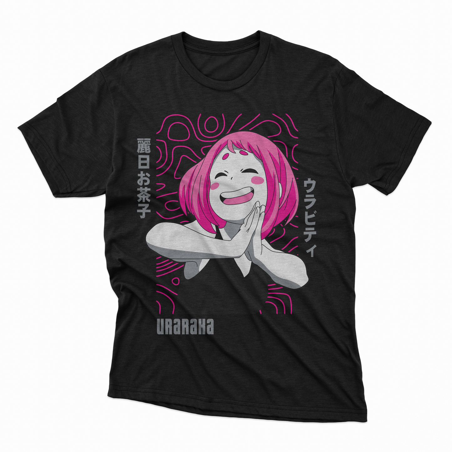 Playera Uraraka - D2 (Corte Overzise y Corte Regular)