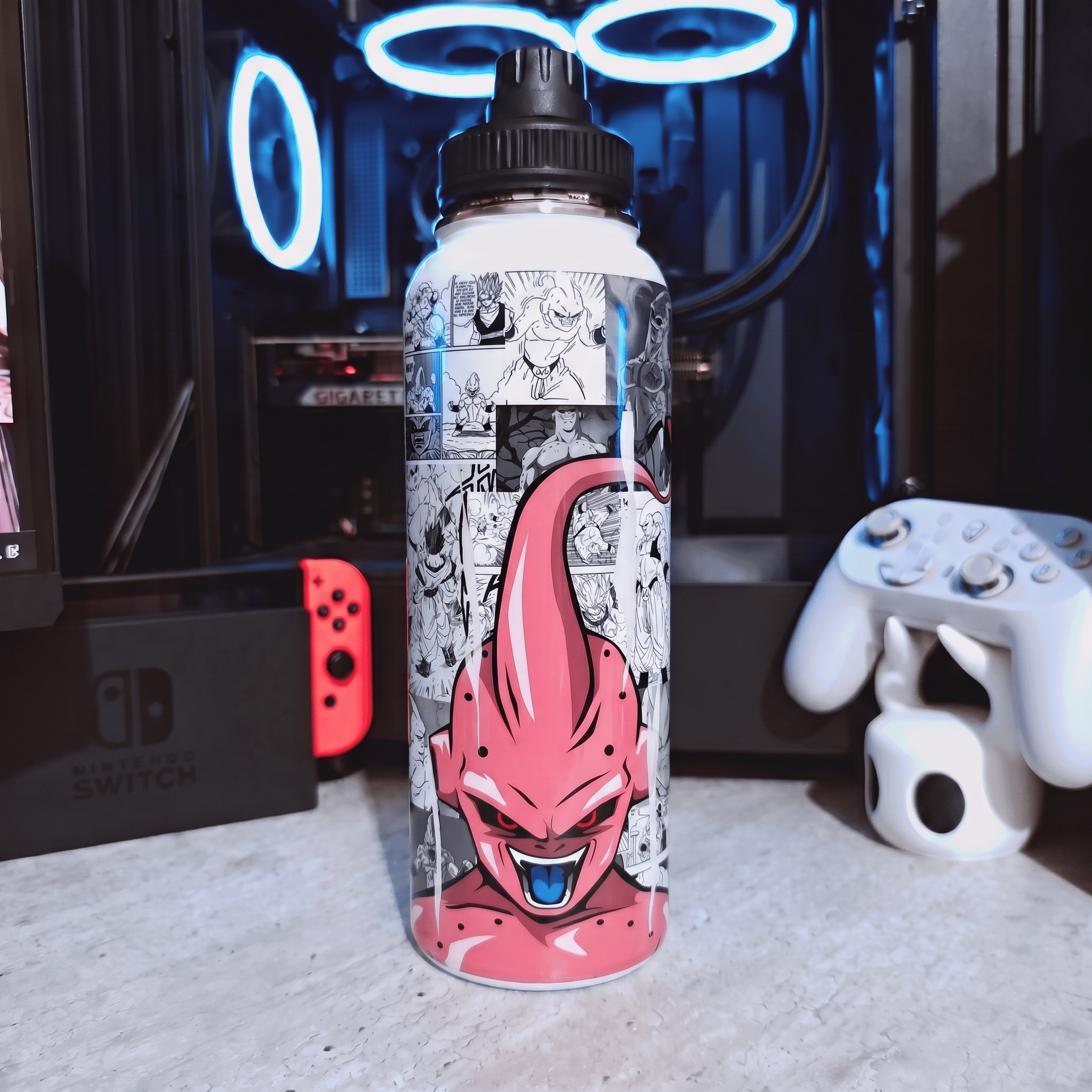 Botella De Agua Kid Buu (Majin Buu) - 1.2 L - Kiracases by Pulso creativo
