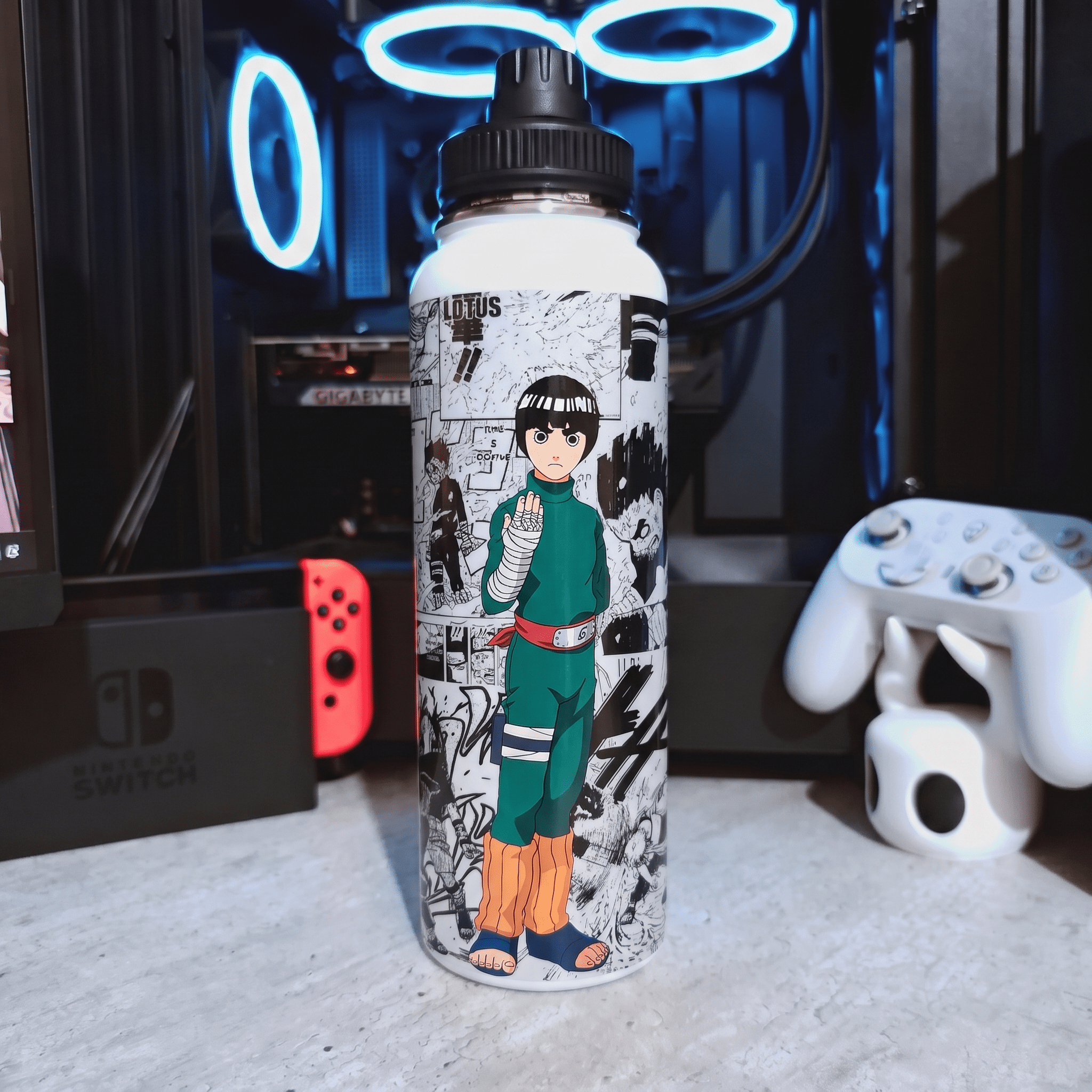 Botella De Agua Rock Lee - 1.2 L - Kiracases by Pulso creativo