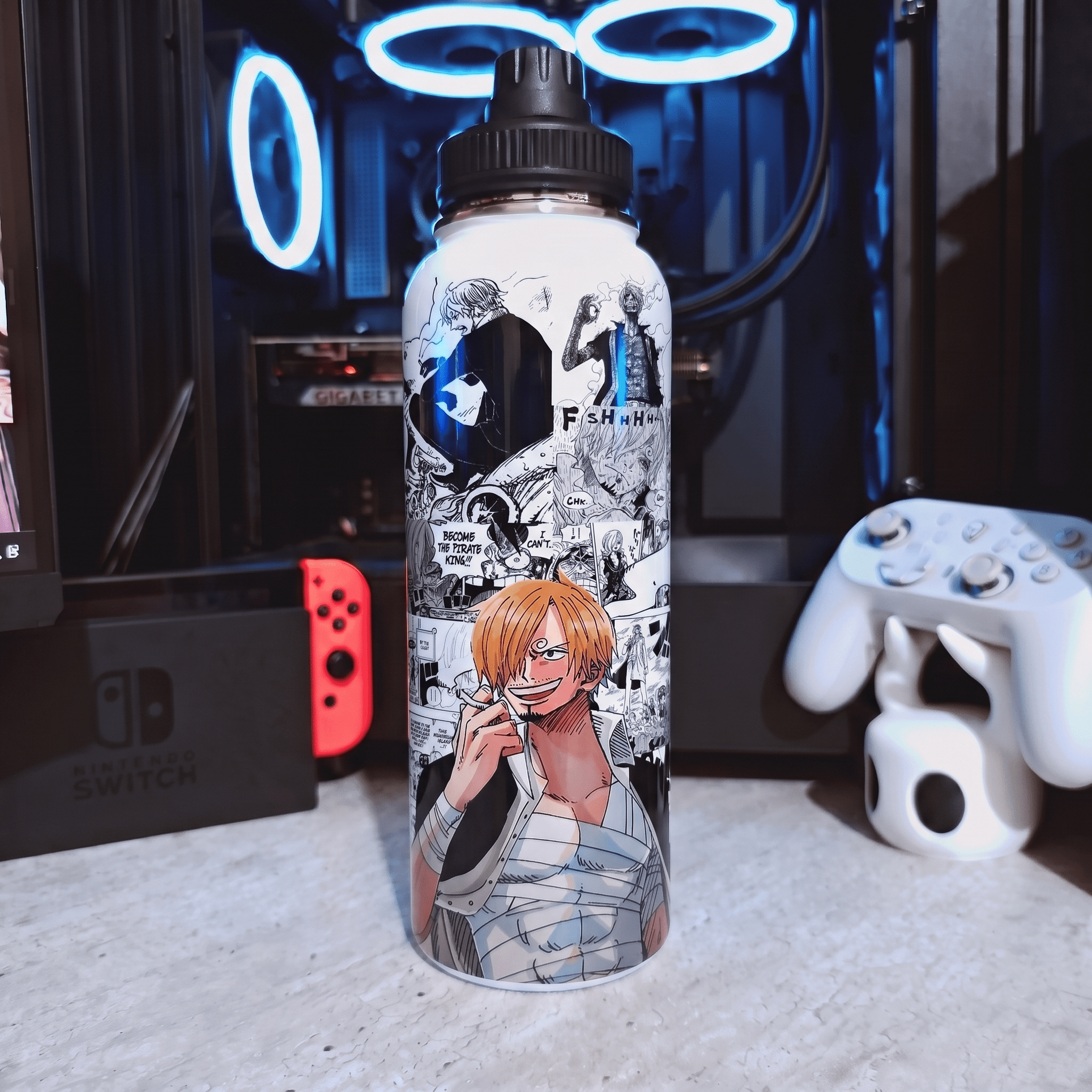 Botella De Agua Sanji - 1.2 L - Kiracases by Pulso creativo