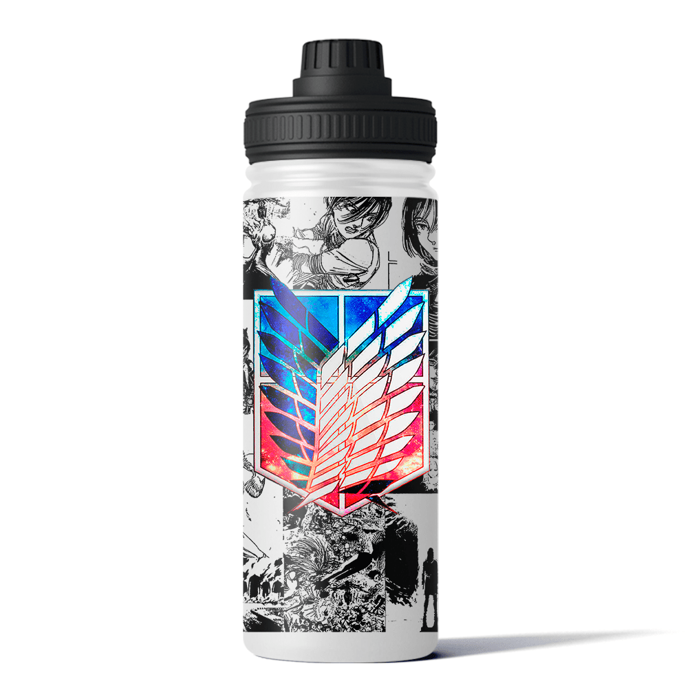 Botella De Agua Shingeki no Kyojin - 1.2 L - Kiracases by Pulso creativo