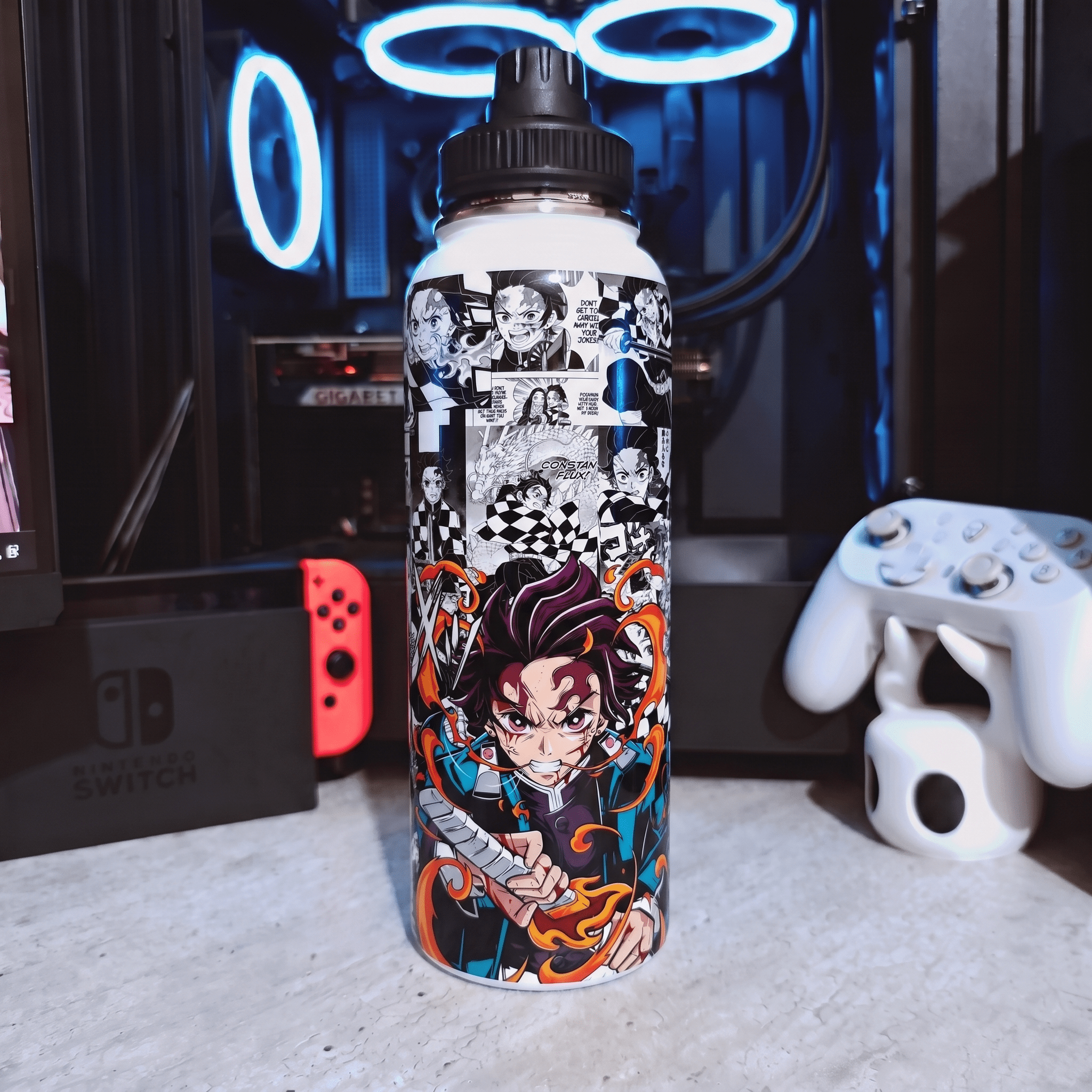Botella De Agua Tanjiro - 1.2 L - Kiracases by Pulso creativo