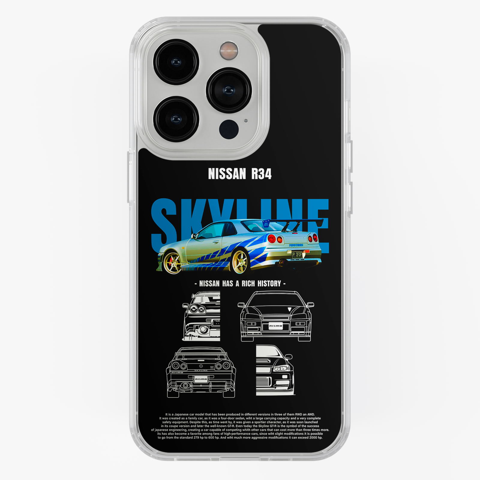 Funda Nissan Skyline - D3
