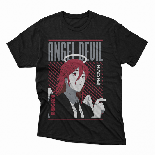 Playera Angel Devil - D1 (Corte Overzise y Corte Regular)