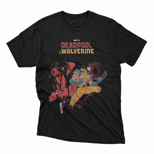 Playera Deadpool y Wolverine - D7 (Corte Overzise y Corte Regular)