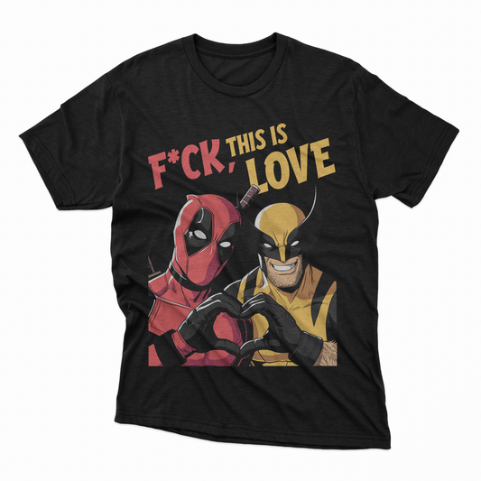 Playera Deadpool y Wolverine - D9 (Corte Overzise y Corte Regular)