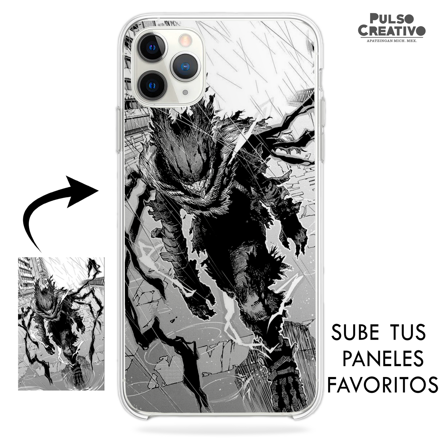 Funda Personalizada, sube tus imágenes (Panel Manga)