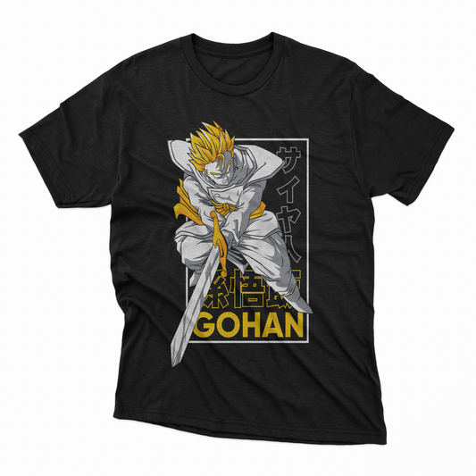 Playera Gohan - D1 (Corte Overzise y Corte Regular)