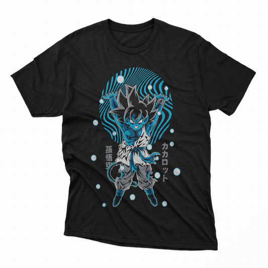 Playera Goku - D4 (Corte Overzise y Corte Regular)