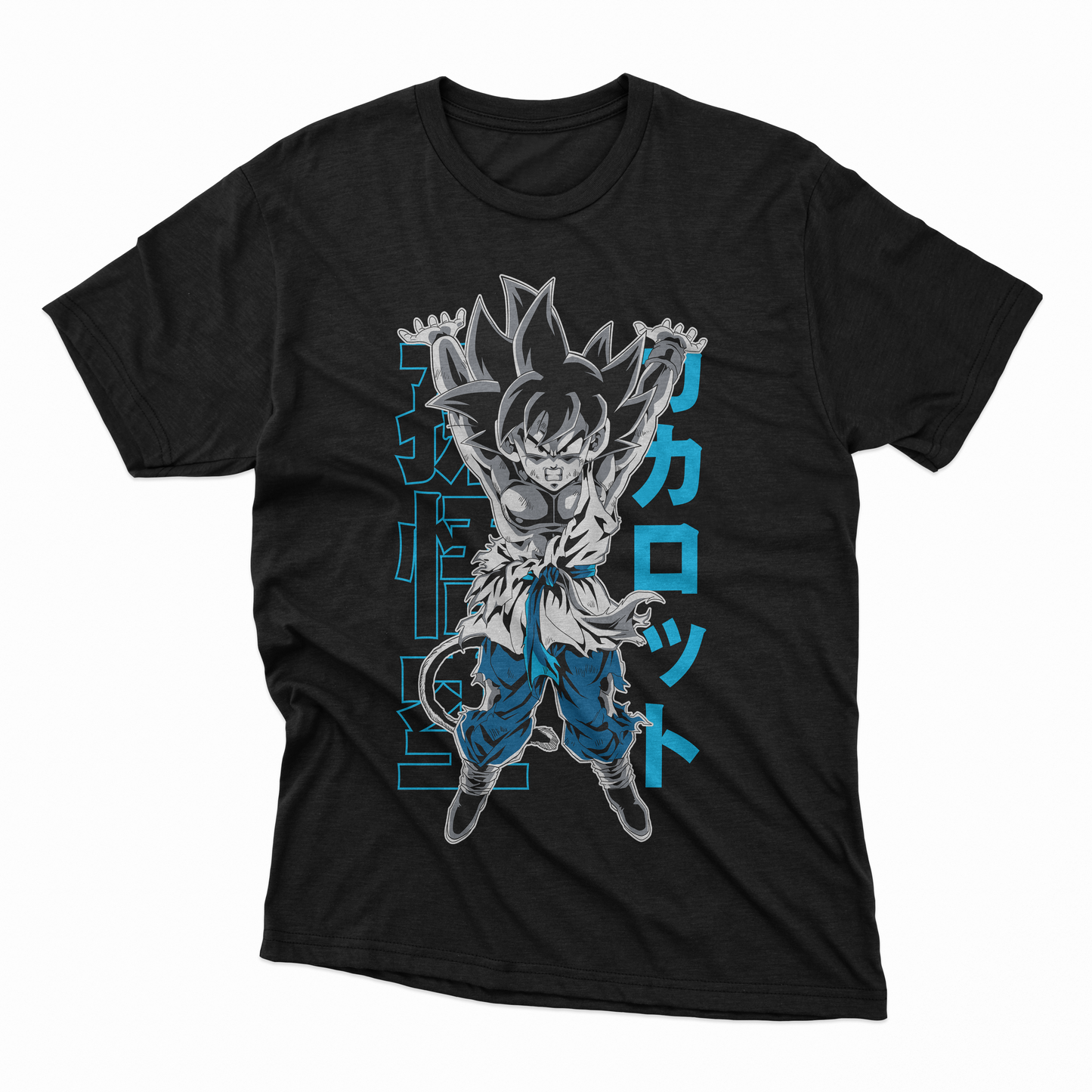 Playera Goku - D3 (Corte Overzise y Corte Regular)