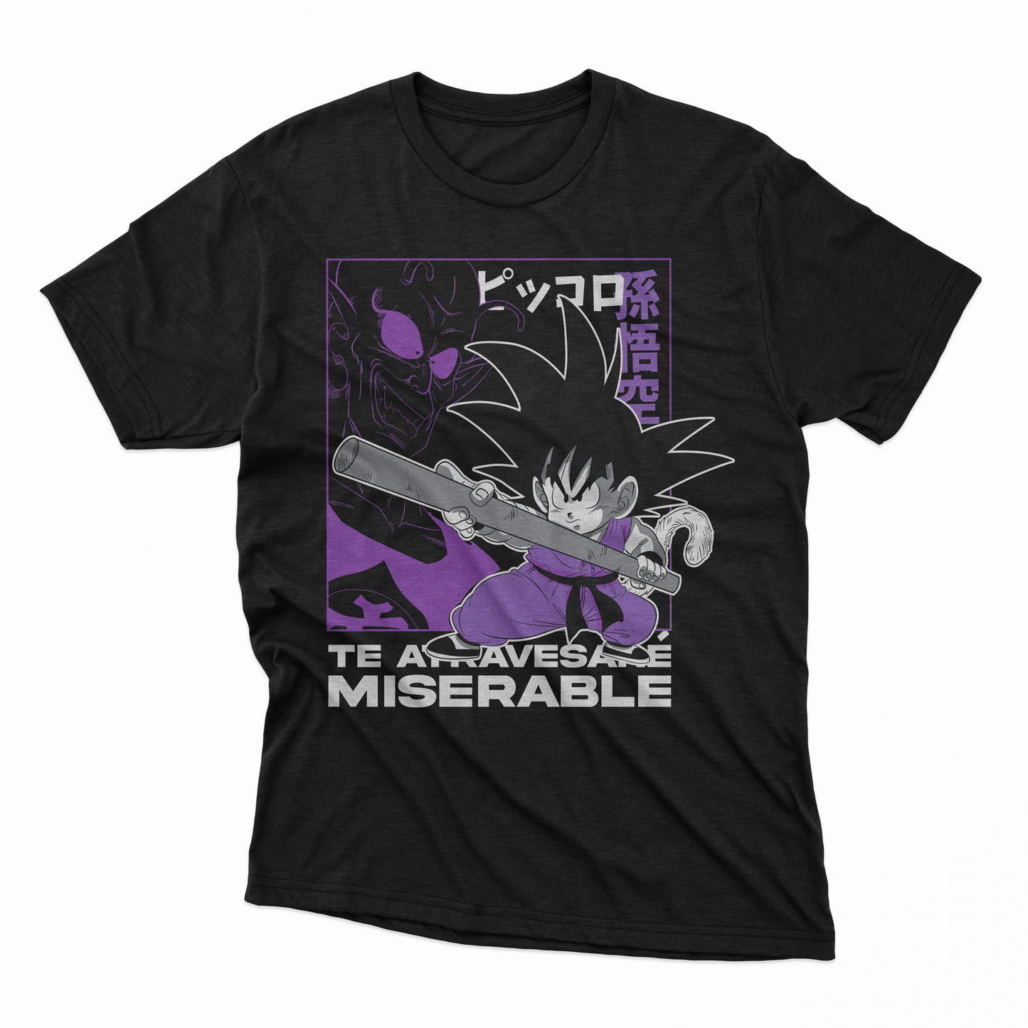 Playera Goku - D7 (Corte Overzise y Corte Regular)