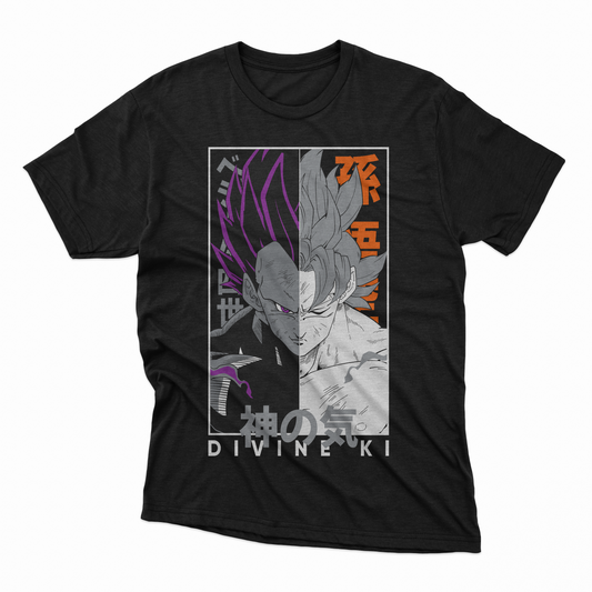 Playera Vegeta x Goku - D1 (Corte Overzise y Corte Regular)