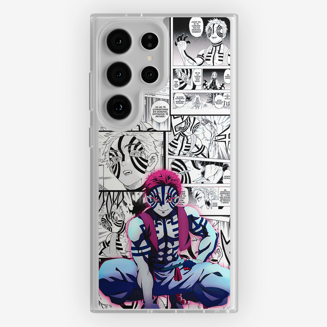 Funda Akaza v2 (Kimetsu) - Kiracases by Pulso creativo