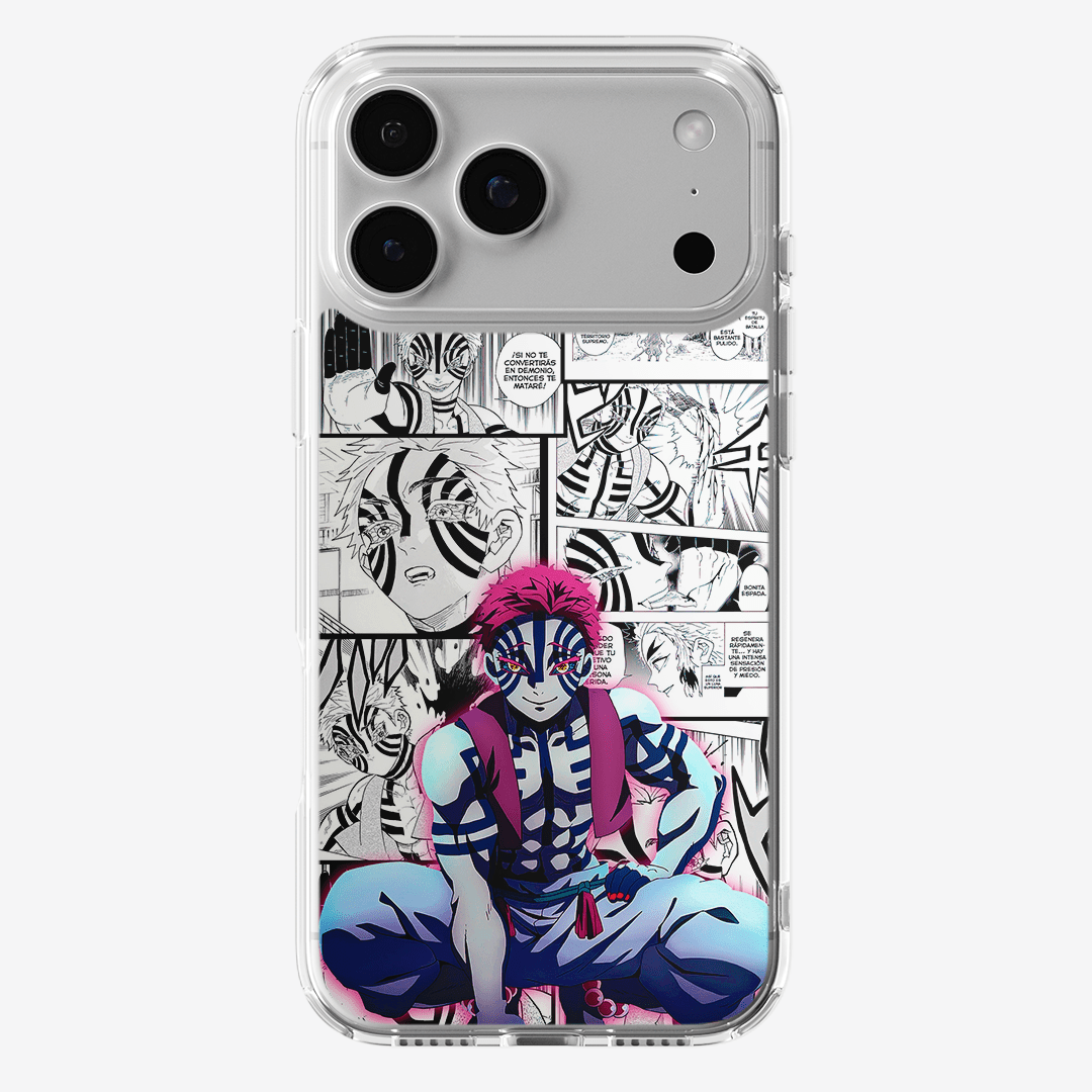 Funda Akaza v2 (Kimetsu) - Kiracases by Pulso creativo