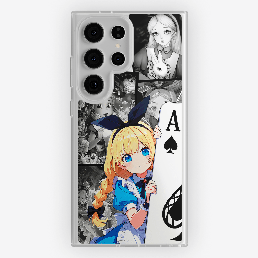Funda Alicia - D1 (Alicia en el pais de las maravillas) - Kiracases by Pulso creativo