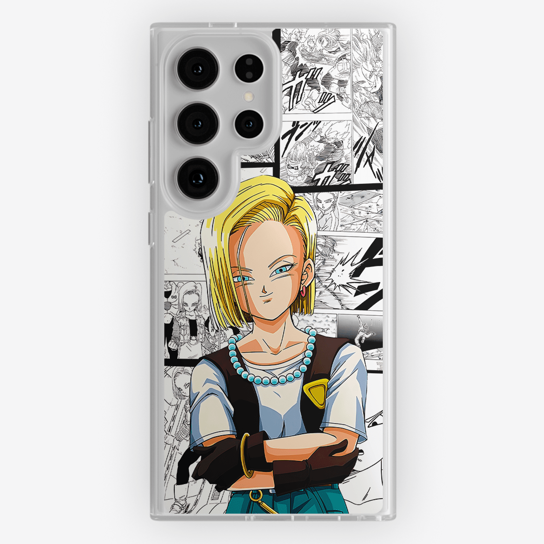 Funda Androide 18 - D3 (Dragon Ball) - Kiracases by Pulso creativo