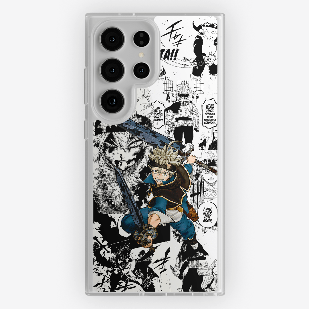 Funda Asta - D2 (Black Clover) - Kiracases by Pulso creativo