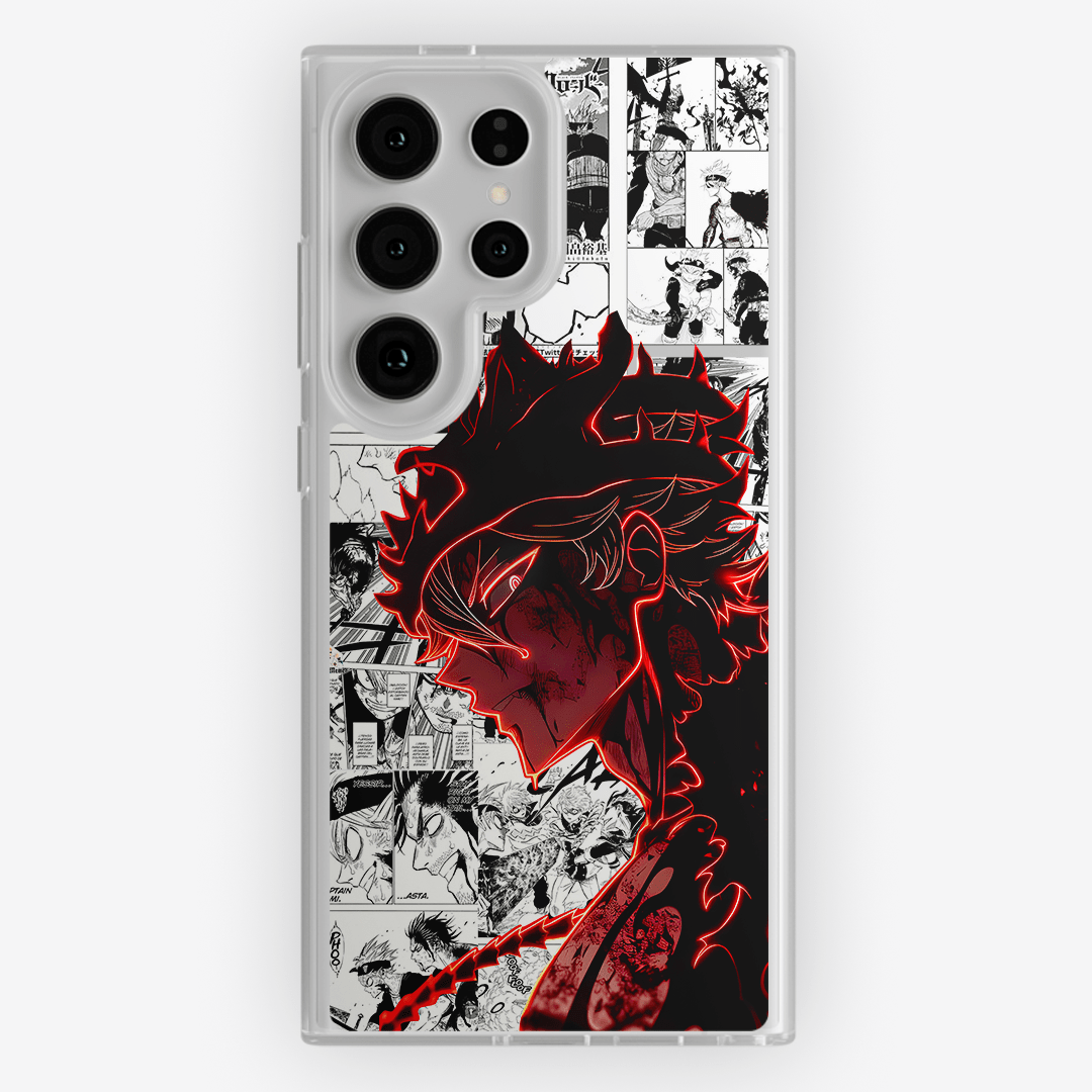 Funda Asta - D5 (Black Clover) - Kiracases by Pulso creativo