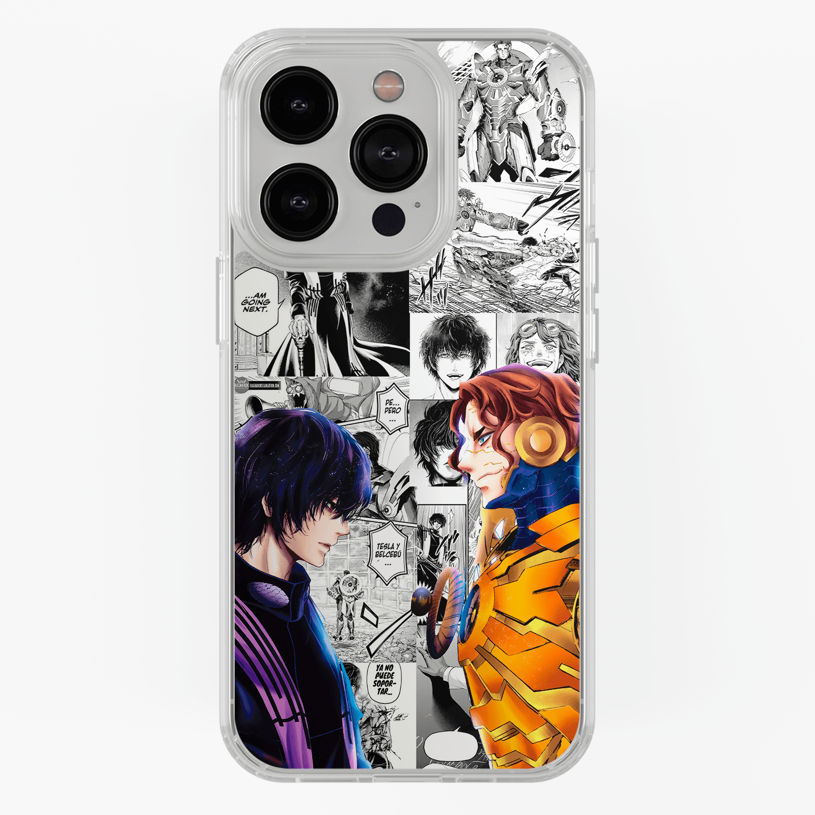 Funda Beelzebub vs Tesla - Kiracases by Pulso creativo