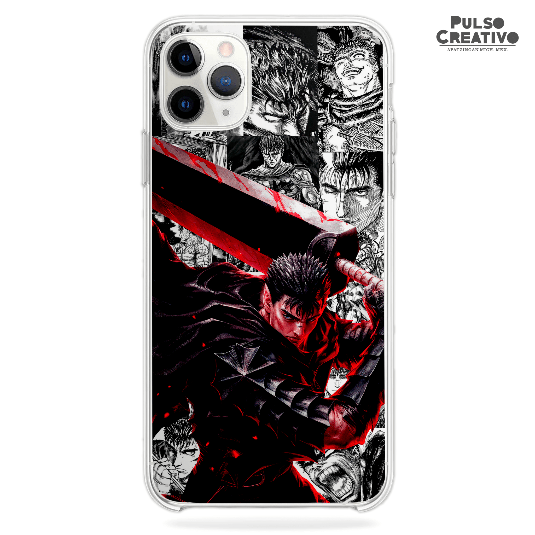 Funda de Berserk - Guts D8 para iPhone y Samsung | Kira Cases