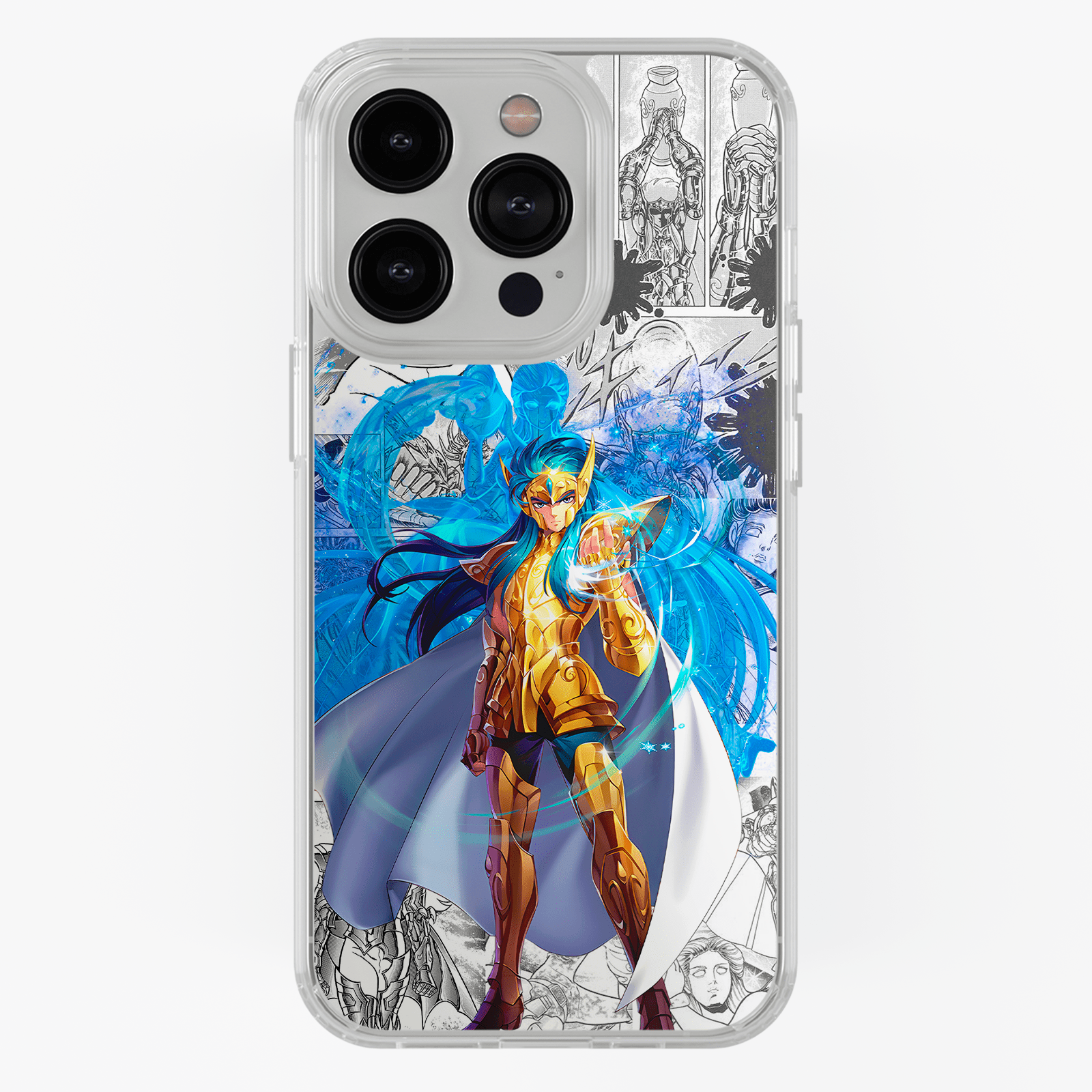 Funda Camus de Acuario - D4 (Saint Seiya) - Kiracases by Pulso creativo