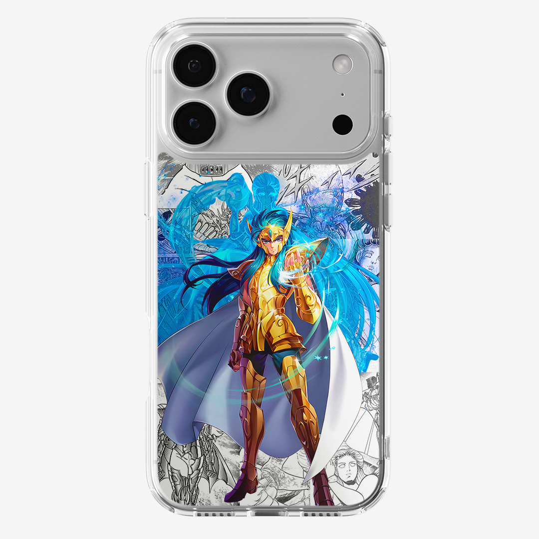 Funda Camus de Acuario - D4 (Saint Seiya) - Kiracases by Pulso creativo
