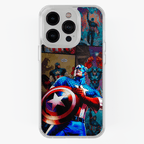 Funda Capitán América - D1 (MARVEL) - Kiracases by Pulso creativo