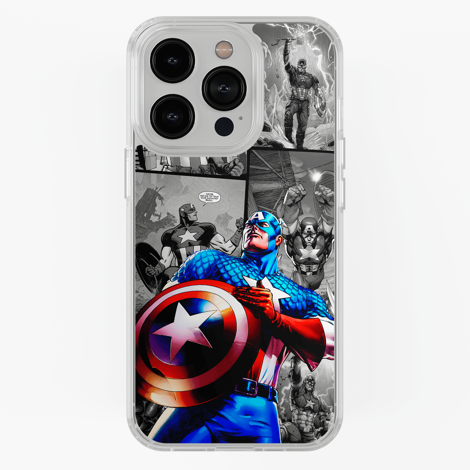 Funda Capitán América - D2 (MARVEL) - Kiracases by Pulso creativo