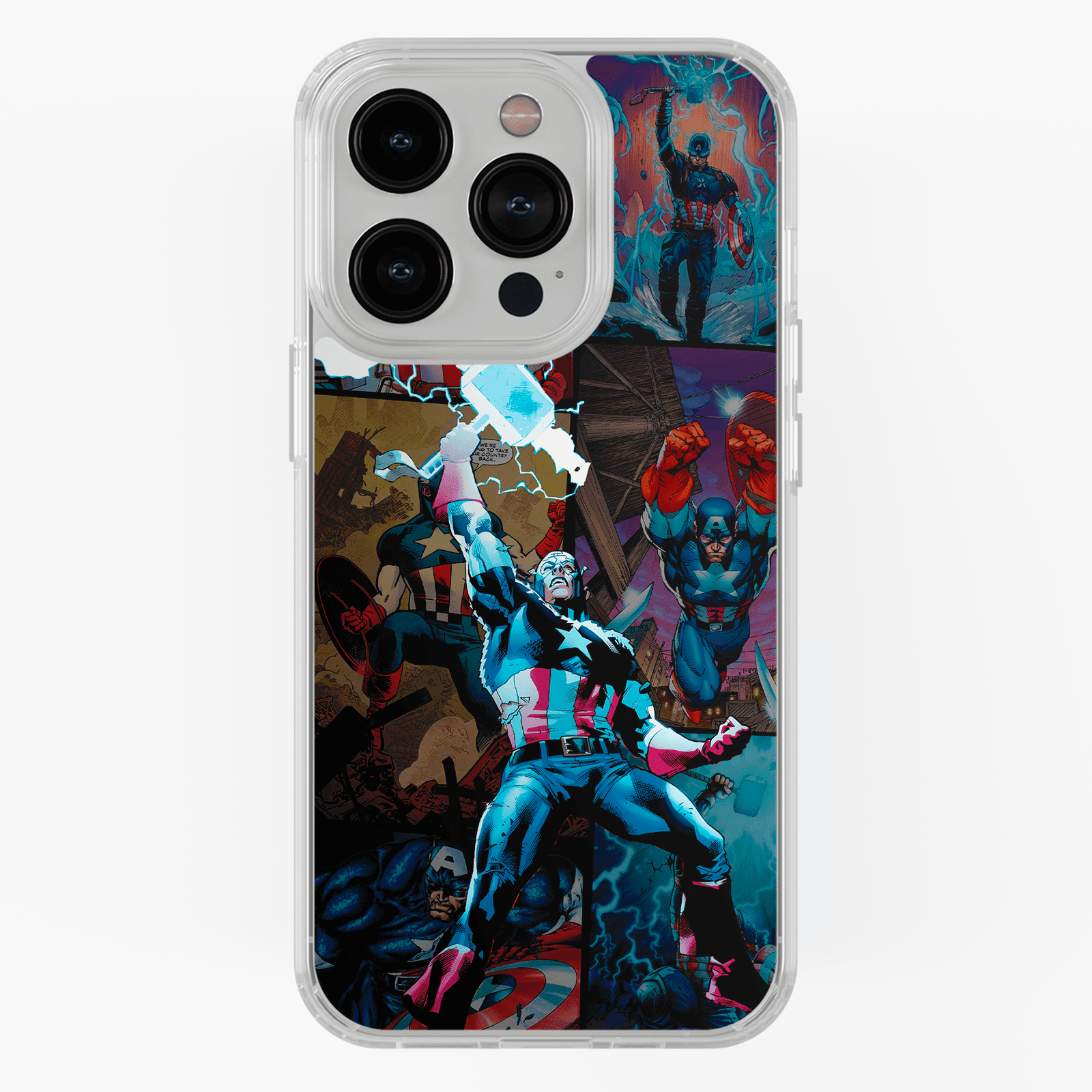 Funda Capitán América - D5 (MARVEL) - Kiracases by Pulso creativo