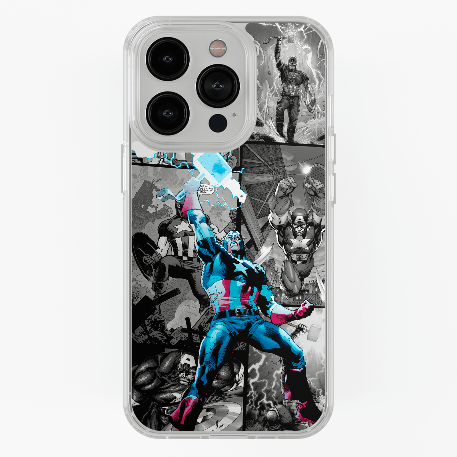 Funda Capitán América - D6 (MARVEL) - Kiracases by Pulso creativo