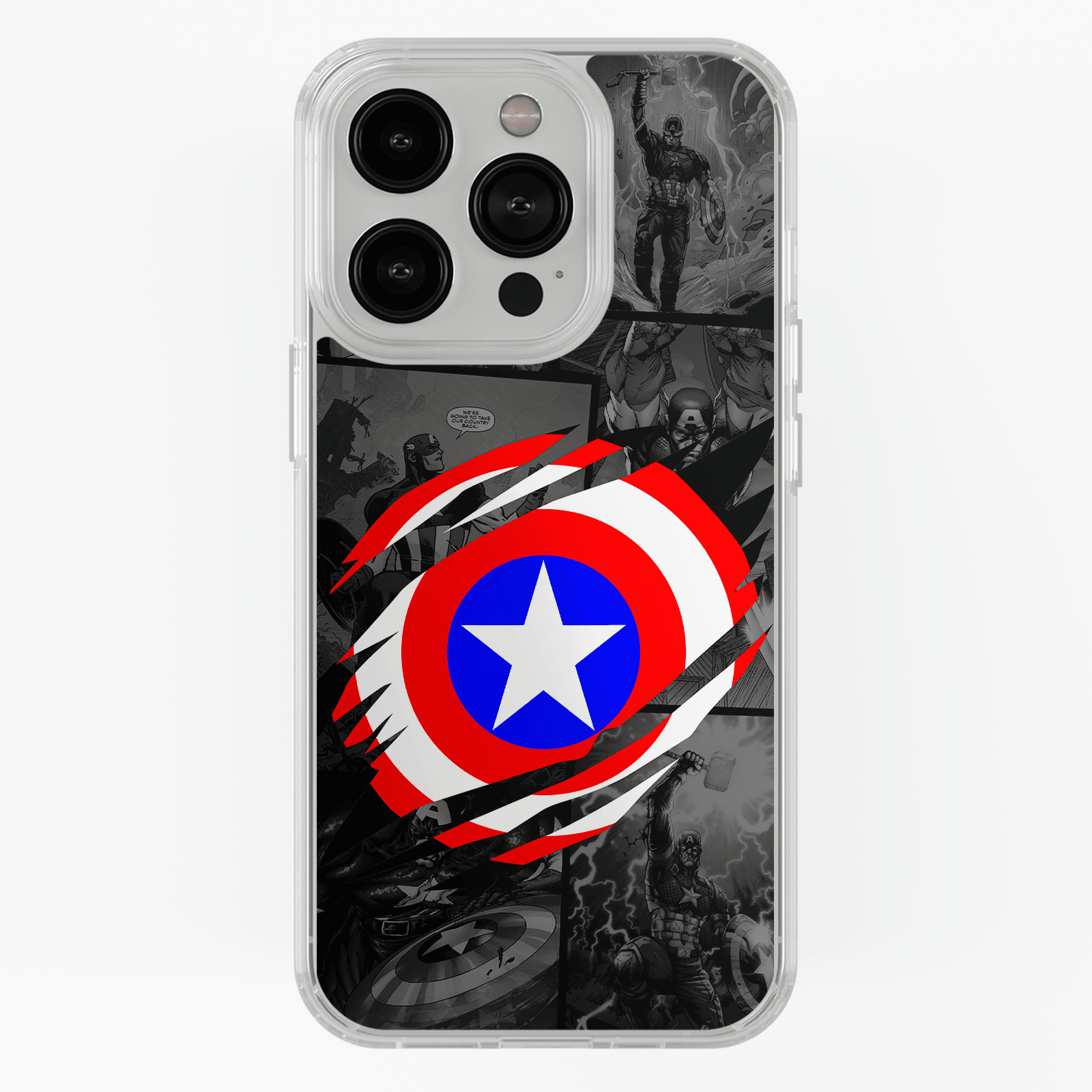 Funda Capitán América - D8 (MARVEL) - Kiracases by Pulso creativo