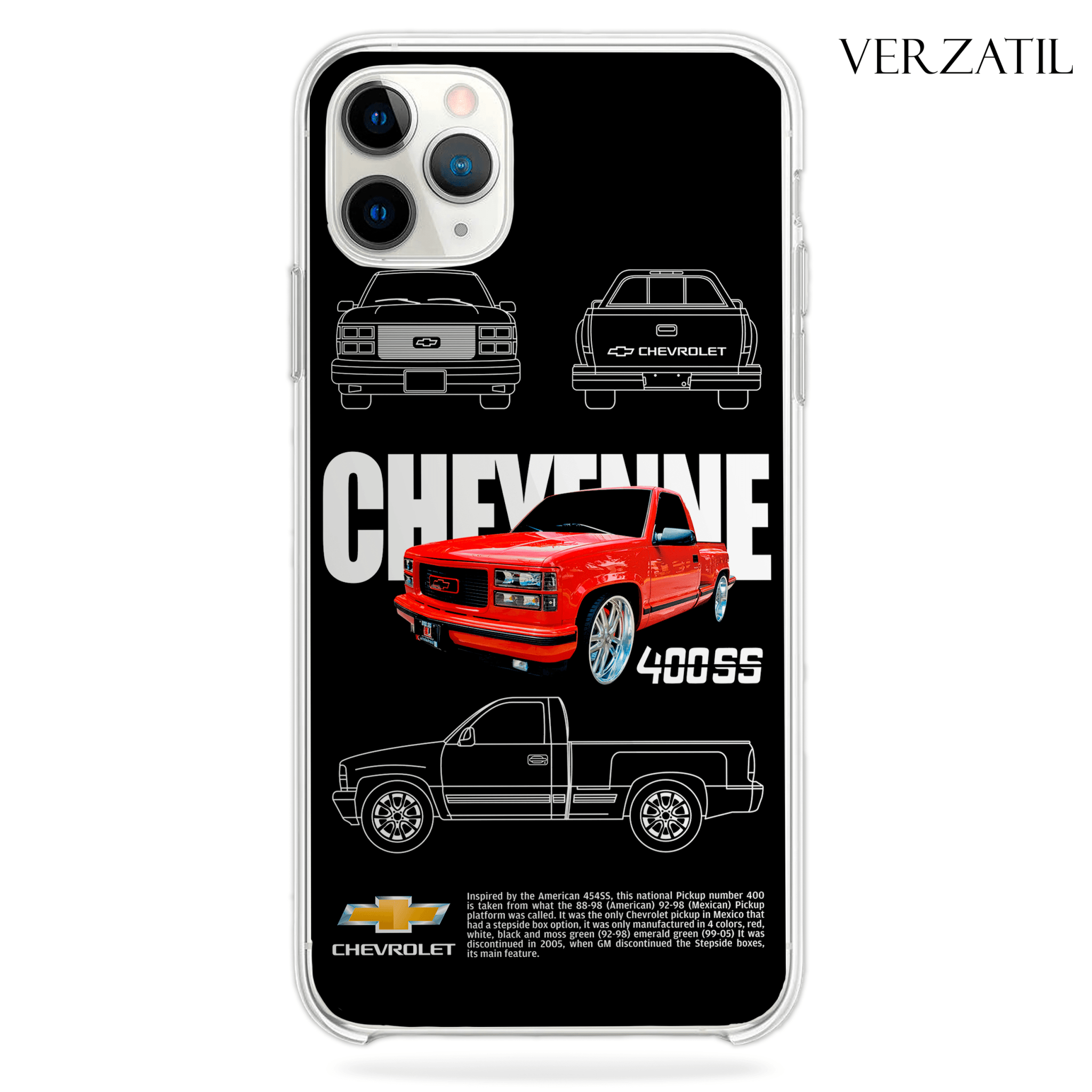 Funda de Chevrolet 400SS para iPhone y Samsung | Kira Cases