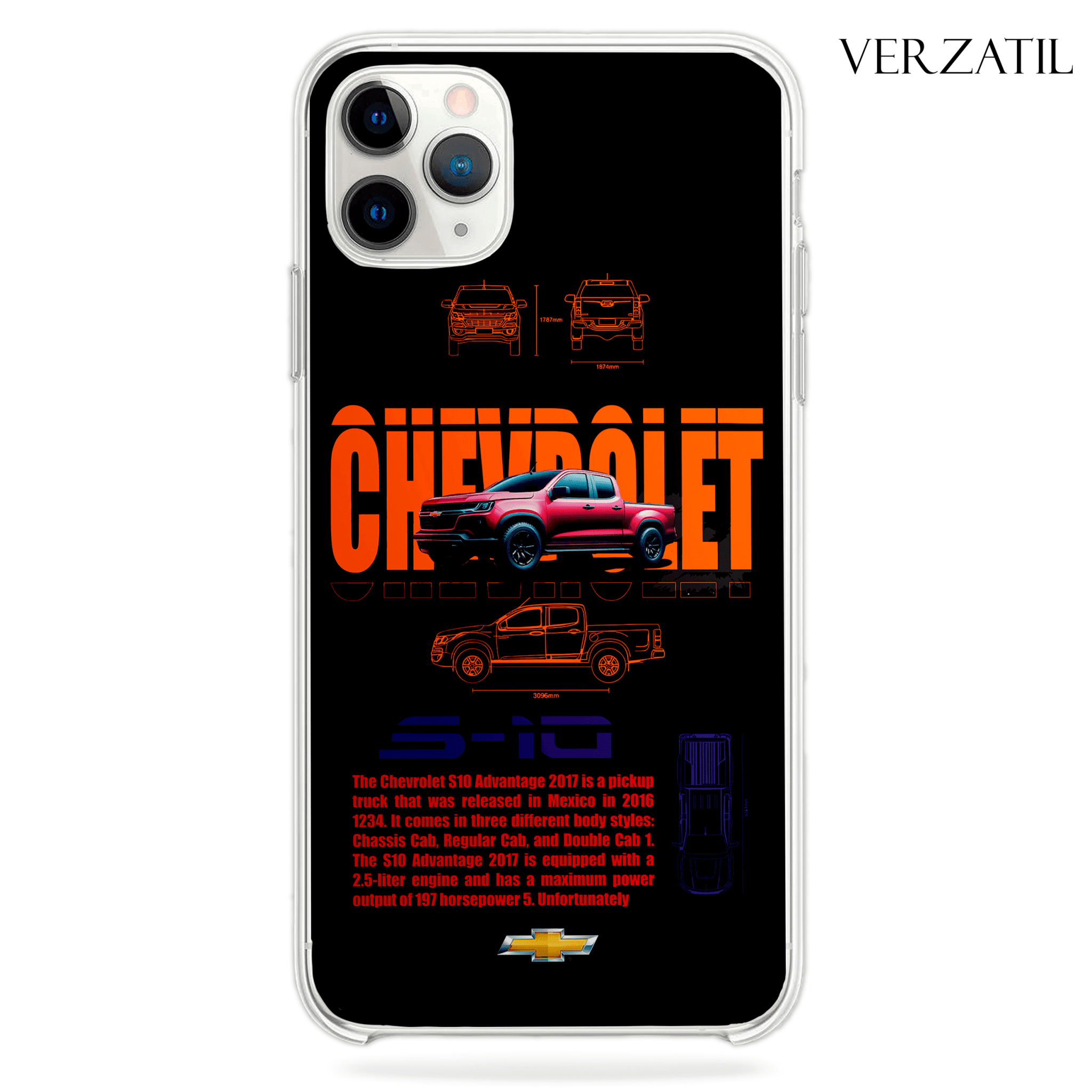 Funda de Chevrolet S10 Advantage para iPhone y Samsung | Kira Cases